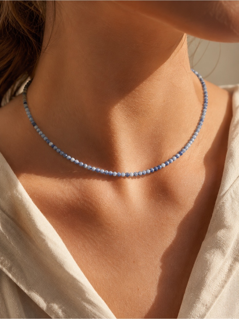 Sodalite Micro Beaded Jewelry - Made To Order